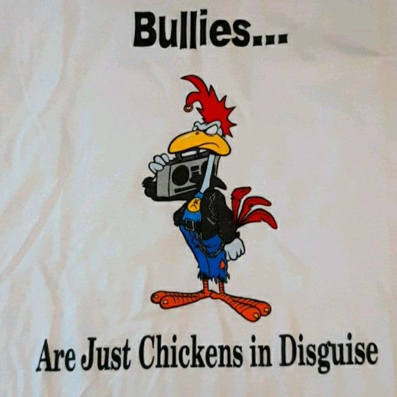 Other - White tshirt with cool graphic. L